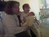 Grandma Adams with Jimmy and Aislynne