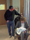 Grandma & Grandpa Ashlock with Jimmy in the Hospital